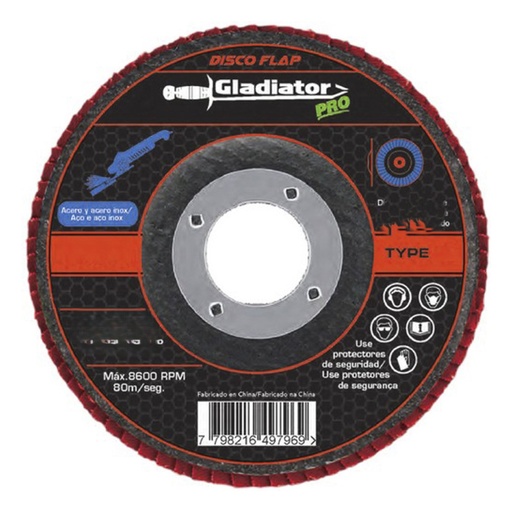 [22353] DISCO LAMINADO 7 X 7/8 GRANO Z-40