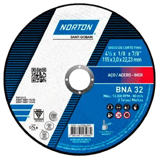 [11027.] DISCO LINEA AZUL BNA32 DE 4-1/2"