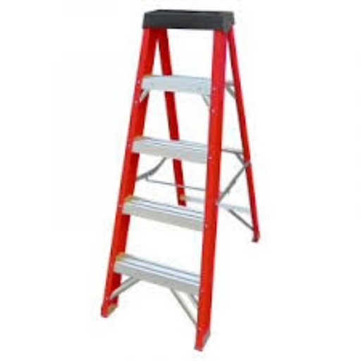 [MC-1224] ESCALERA DE FIBRA DE VIDRIO 4 ESCALONES