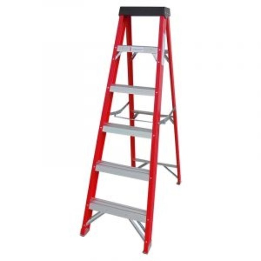 [MC-1200] ESCALERA DE FIBRA DE VIDRIO 5 ESCALONES