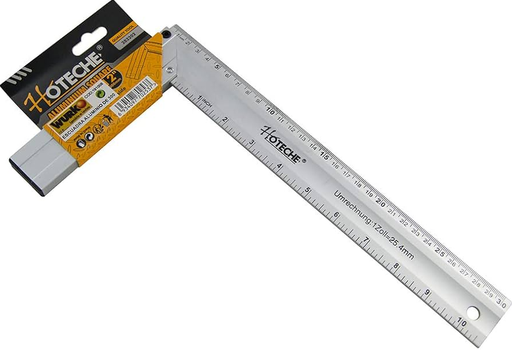 [H282202] ESCUADRA DE ALUMINIO 12" H282202 HOTECHE