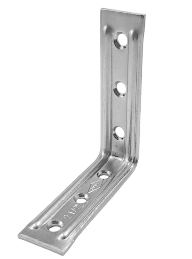 [7353.] ESCUADRA METALICA PARA MUEBLE ZINCADO 2 1/2" T1801-009 INDUMA