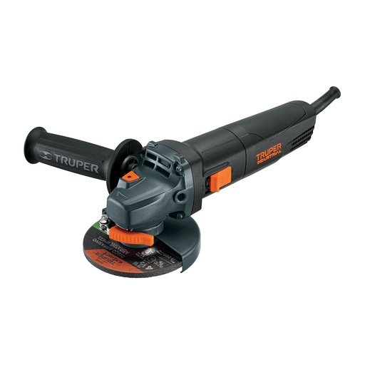 [13870] ESMERILADORA ANGULAR INDUSTRIAL, 4-1/2" 850 W 13870 TRUPER