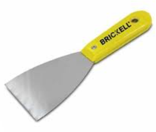 [SB-732] ESPATULA MANGO PLASTICO 3" BRICKEL