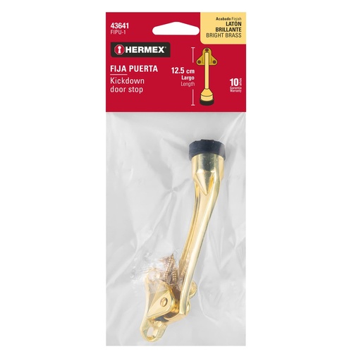 [43641] FIJA PUERTA ACABADO DE LATON 43641