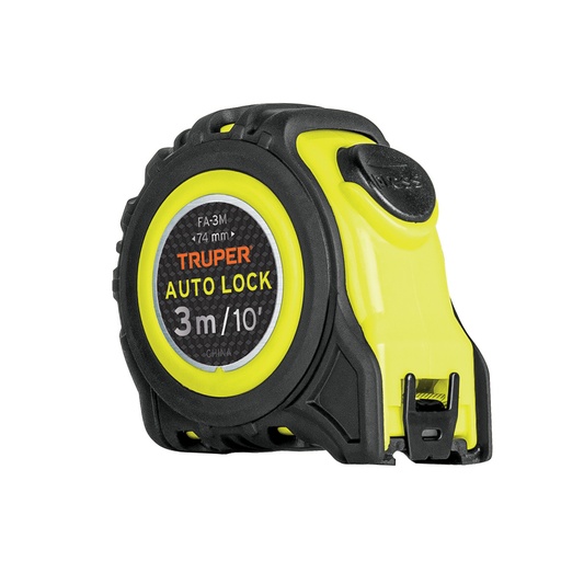 [10746] FLEXOMETRO AUTO LOCK DE 3 M, CINTA 5/8" 10746 TRUPER