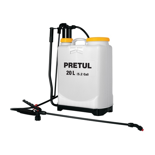 [24588] FUMIGADOR TIPO MOCHILA 20 LTS 24588 PRETUL