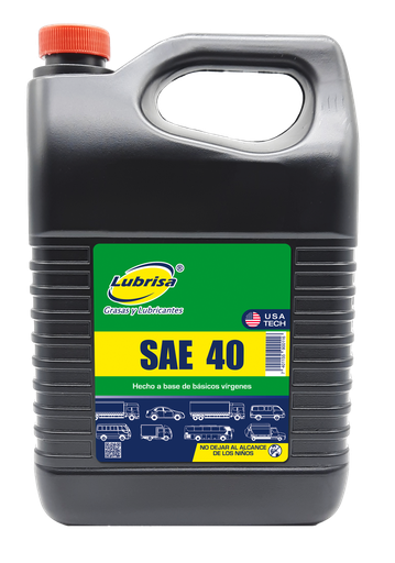 [7141.] GALON ACEITE #01 CORRIENTE 40 LUBRISA