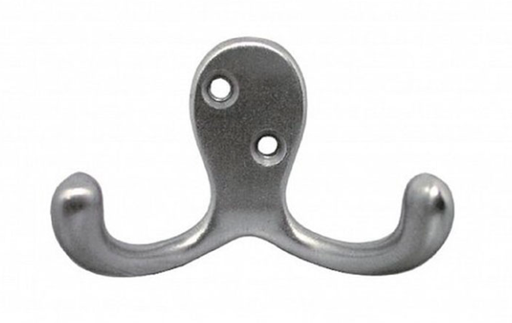 [F01442SN] GANCHO COLGADOR DOBLE NIQUELADO F01442SN BEST VALUE