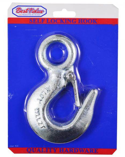 [F16170] GANCHO DE OJO C/SEGURO 3/4" 2200 LBSF 16170 BEST VALUE