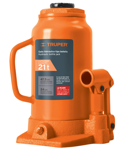 [14818] GATO HIDRAULICO DE 12 TON TIPO BOTELLA 14818 TRUPER