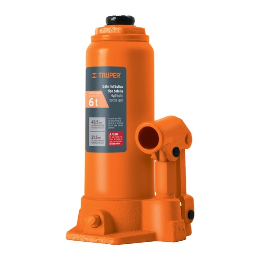 [14814] GATO HIDRAULICO DE 6  TONELADAS TIPO BOTELLA 14814 TRUPER