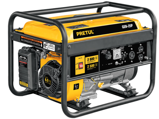 [26034] GENERADOR PORTATIL 2.8KW MOTOR A GASOLINA 26034 PRETUL