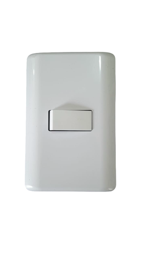 [CM01051] GM1101 3WAY PLACA DE UN APAGADOR PREMIUN BLANCA