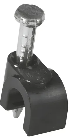 [48283] GRAPA CURVA, 12MM, NEGRA, BOLSA 20 PZAS.