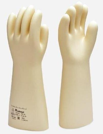 [SG-50-T10] GUANTE PARA ALTO VOLTAJE CLASE 0 PARA TRABAJOS HASTA 1,000 VOLTIOS COLOR BEIGE LARGO 14". MODELO SG-50-T10
