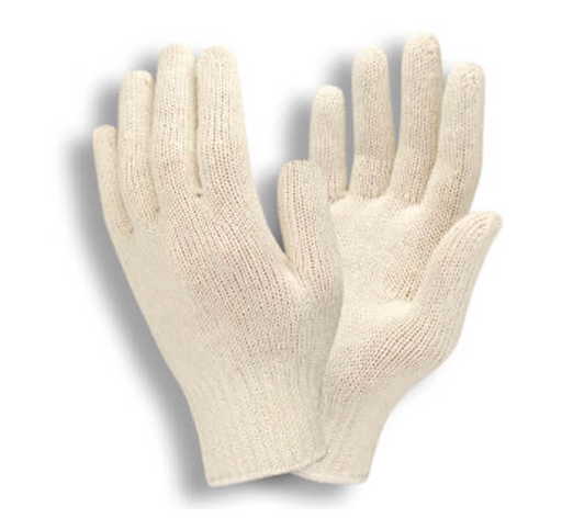 [PI500] GUANTE TEJIDO DE ALGODON LIVIANO COLOR BLANCO REVERSIBLE MODELO PI500