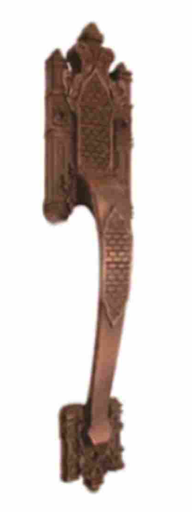 [F11381] HALADOR COLONIAL COBRIZADO PARA PUERTA 11" F11381 BEST VALUE