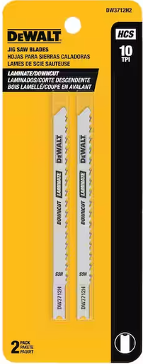 [DW3712H2] HOJAS PARA SIERRAS CALADORAS 10TPI