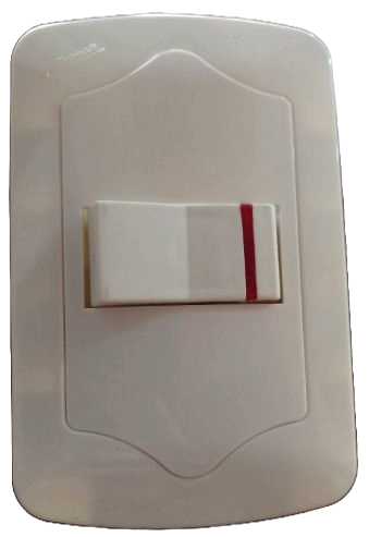 [20299009] INTERRUPTOR SIMPLE CON LUZ PILOTO ROMA PREMIUM RP221AR