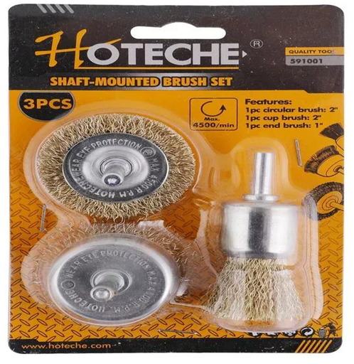 [H591001] JUEGO DE CEPILLOS PARA BARRENO H591001 HOTECHE