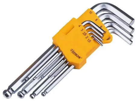 [H260209] JUEGO DE LLAVES ALLEN MILIMETRICA 9 PZS. H260209 HOTECHE