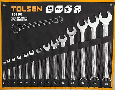 [15160] JUEGO DE LLAVES COLA Y CORONA DE 14PZAS 15160