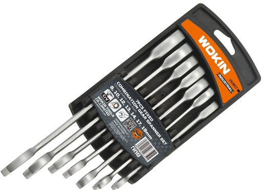 [151807] JUEGO DE LLAVES COMBINADAS MILIMETRICAS 7 PZS. 151807 WOKIN