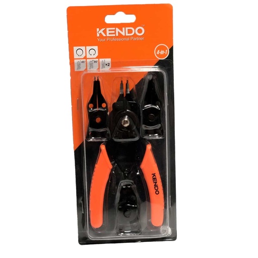 [11515] JUEGO PINZAS SACA SEGUROS 4EN-1 11515 KENDO
