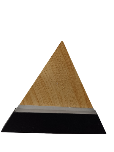 [AP030] LAMPARA DECORATIVA AP030 (TRIANGULO MADERA)