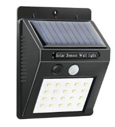[1949.] LAMPARA SOLAR  LED CON SENSOR 3.7V 1 LED