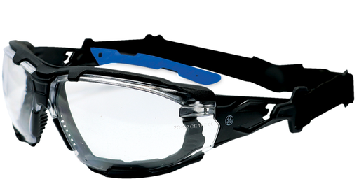 [GE105CAF] LENTES SEGURIDAD NEGRO AZUL TRANSPARENTE AE