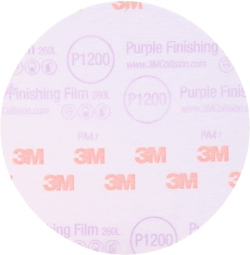 [398.] LIJA DISCO C/VELCRO 3M #1200 6"