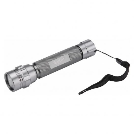 [38.] LINTERNA EXTOL PLATEADA PREMIUM