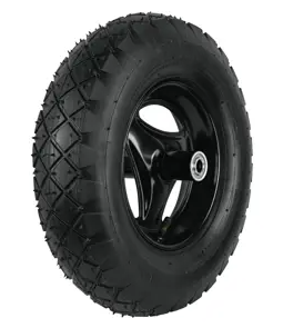 [11852] LLANTA COMPLETA NEUMATICA 16" INCLUYE EJE Y BALEROS 11852 TRUPER